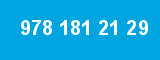 978 181 21 29 978 181 21 29